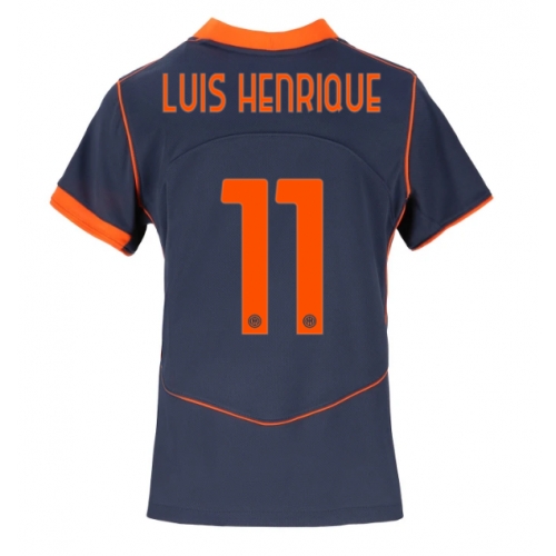Billige Fotballdrakt Inter Milan Luis Henrique #11 Replika Tredjedrakt Dame 2025-26 Kortermet Billige Fotballdrakt Inter Milan Luis Henrique #11 Replika Tredjedrakt Dame 2025-26 Kortermet